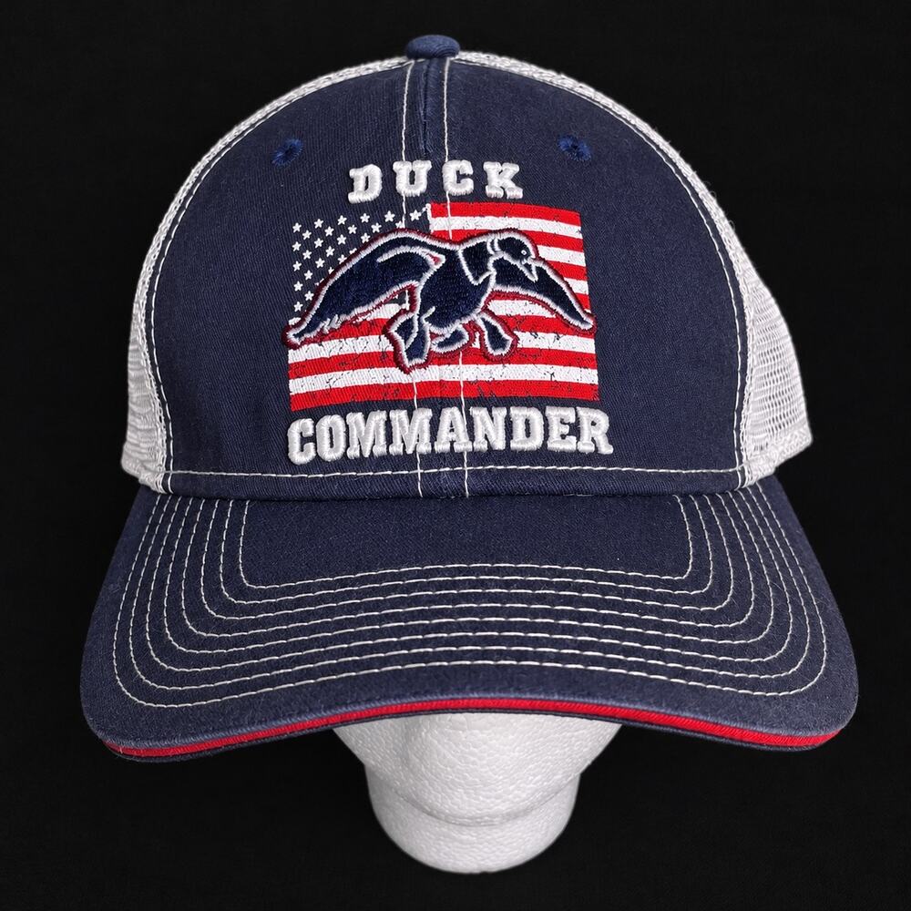 Blue & Red Duck Commander Men’s Hat